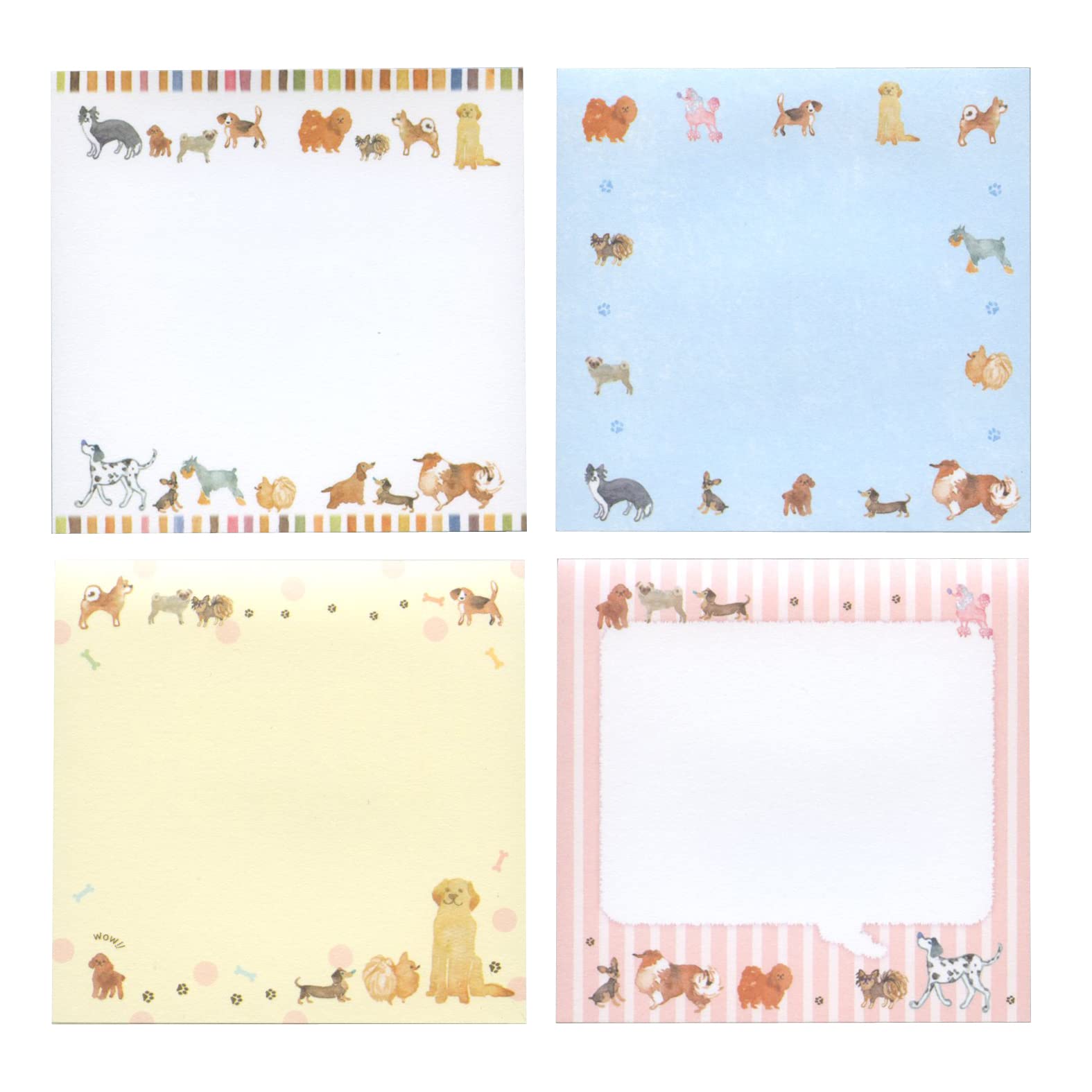 Amazon.co.jp: ブロックメモ 100枚綴り【犬】 CGBM1009 : 文房具